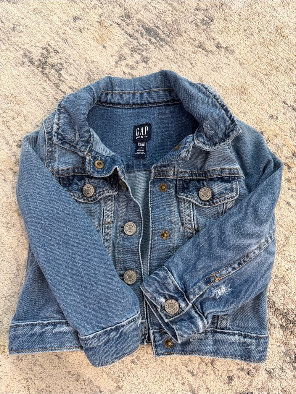 GAP Kids Classic Light Blue Denim Jacket